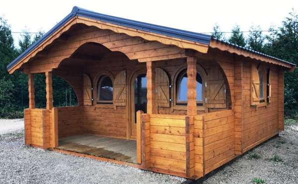 MIMOSA : chalet de loisir avec terrasse, 29M2